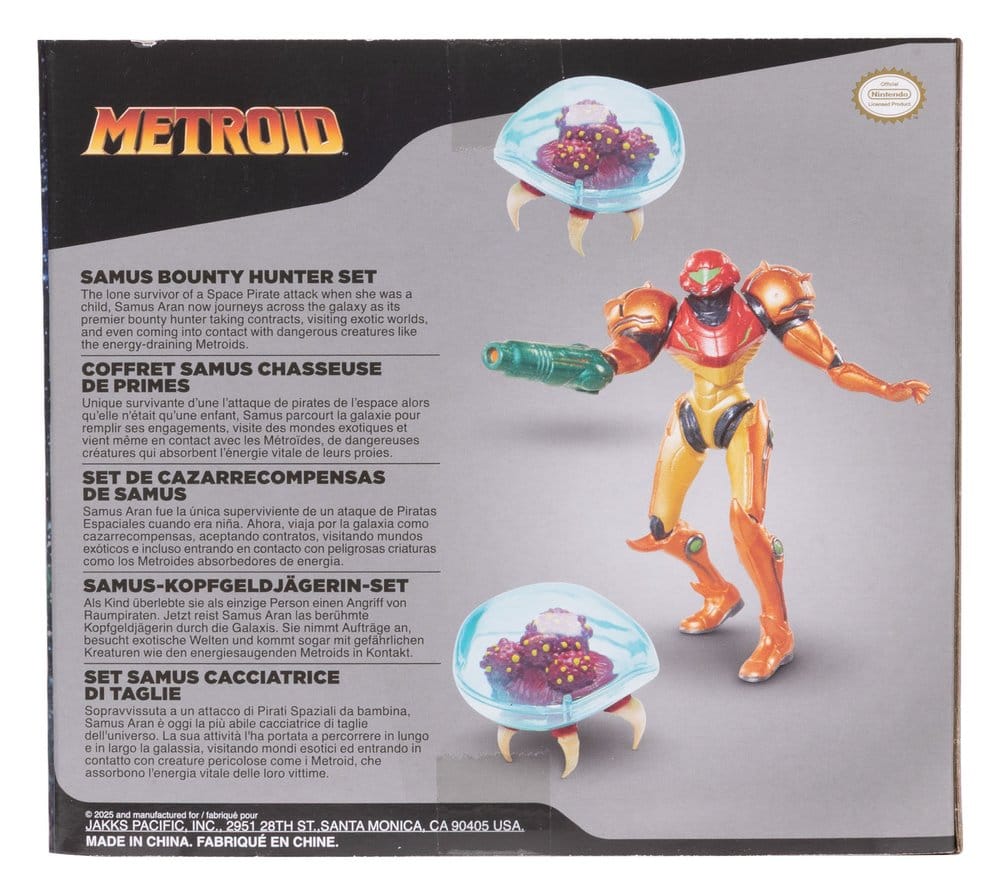 World of Nintendo Metroid Minifiguren 3er-Pack Samus Bounty Hunter 6 cm Image 4