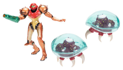 World of Nintendo Metroid Minifiguren 3er-Pack Samus Bounty Hunter 6 cm Image 1