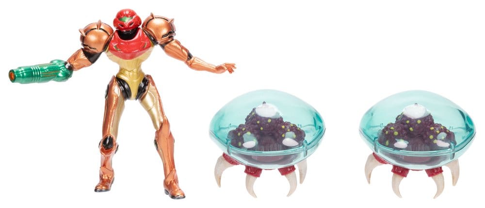 World of Nintendo Metroid Minifiguren 3er-Pack Samus Bounty Hunter 6 cm Image 5