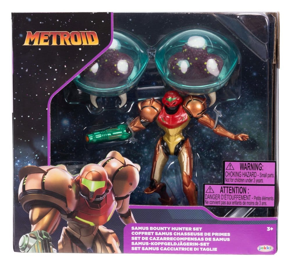 World of Nintendo Metroid Minifiguren 3er-Pack Samus Bounty Hunter 6 cm Image 7