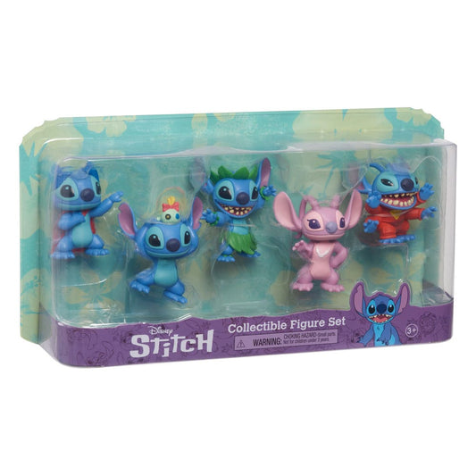 Lilo & Stitch Minifiguren 5er-Pack Stitch Collectible Figure Set 7 cm Image 2