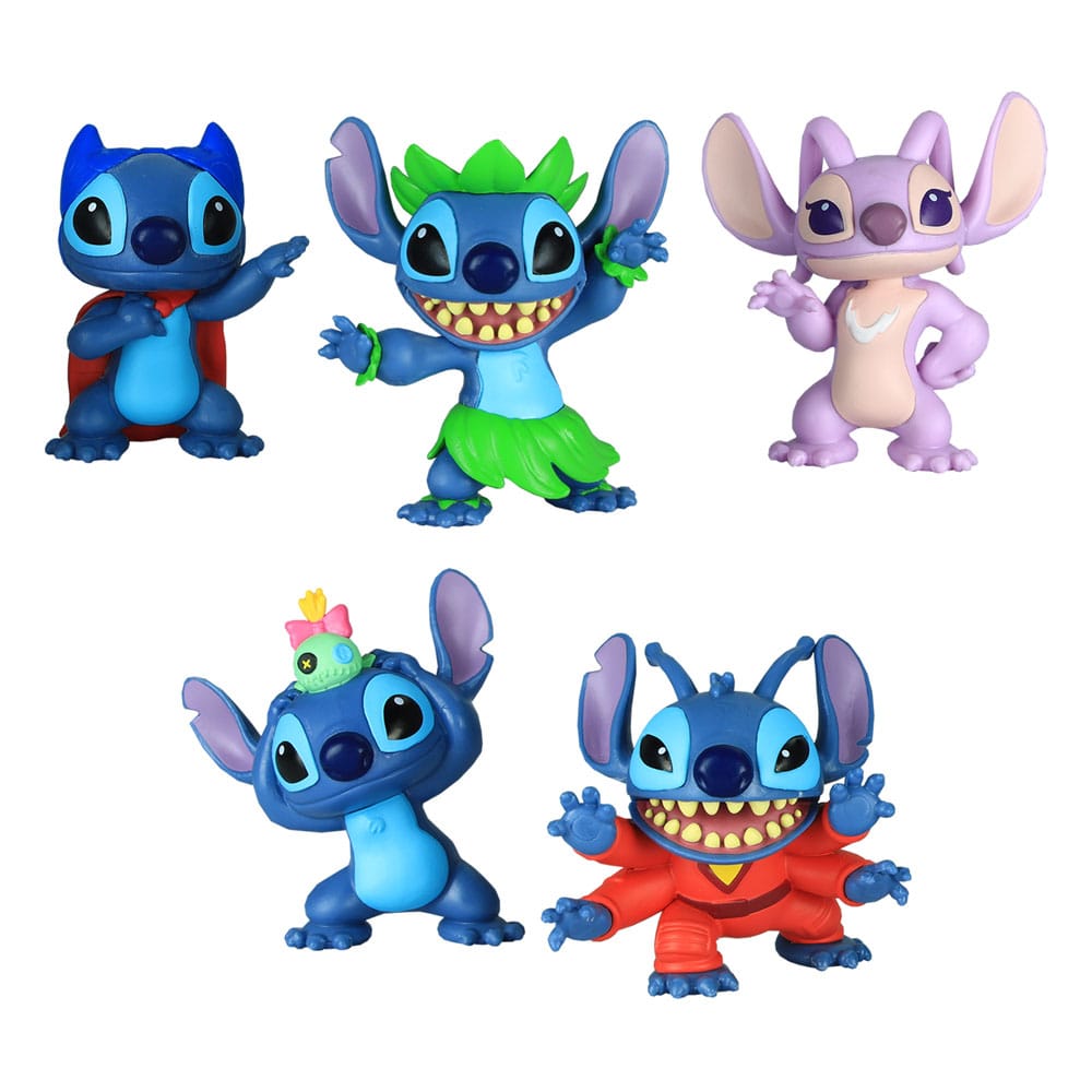 Lilo & Stitch Minifiguren 5er-Pack Stitch Collectible Figure Set 7 cm Image 1