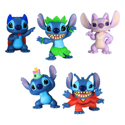 Lilo & Stitch Minifiguren 5er-Pack Stitch Collectible Figure Set 7 cm Image 1