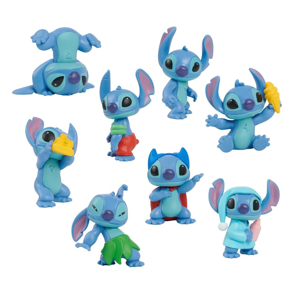 Lilo & Stitch Minifiguren 8er-Pack Stitch Collectible Figure Set 7 cm Image 1