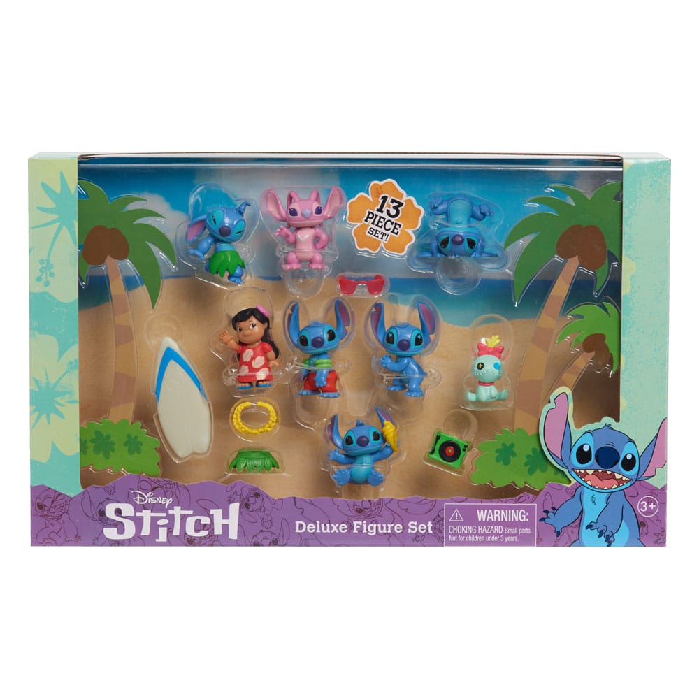 Lilo & Stitch Minifiguren 8er-Pack Stitch Deluxe Figure Set 7 cm Image 2