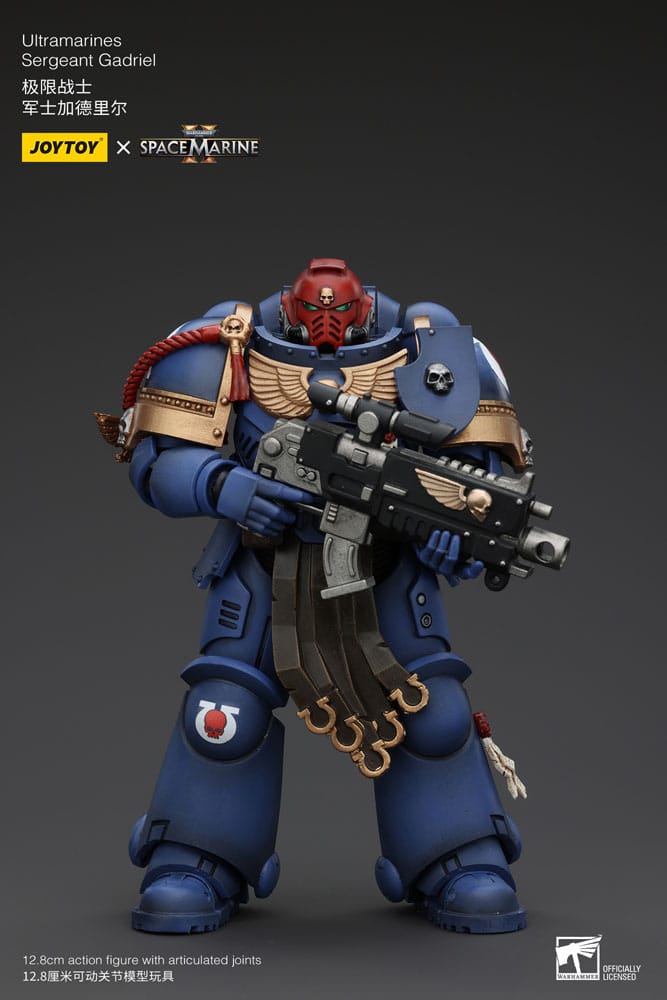 Warhammer 40k Actionfigur 1/18 Uitramarines Sergeant Gadriel 13 cm Image 3