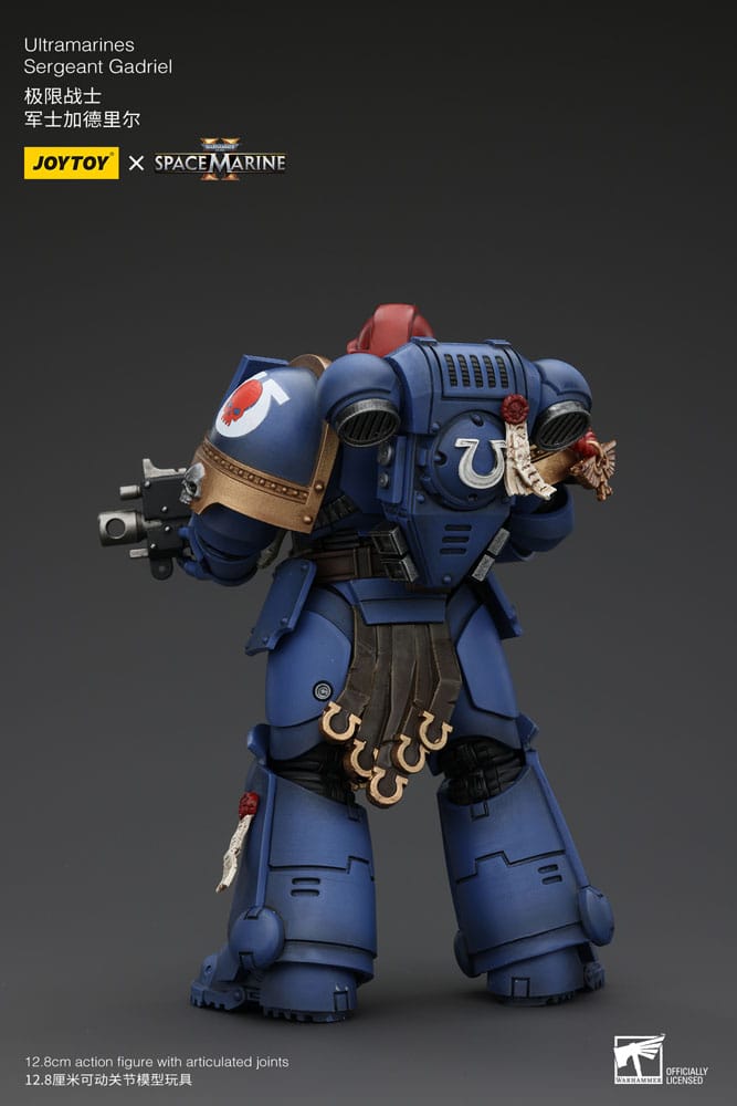 Warhammer 40k Actionfigur 1/18 Uitramarines Sergeant Gadriel 13 cm Image 4