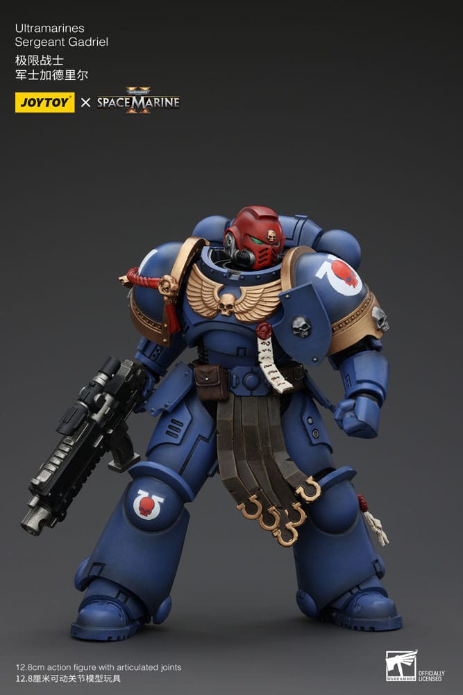 Warhammer 40k Actionfigur 1/18 Uitramarines Sergeant Gadriel 13 cm Image 6