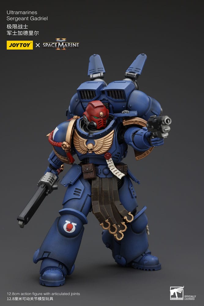 Warhammer 40k Actionfigur 1/18 Uitramarines Sergeant Gadriel 13 cm Image 7
