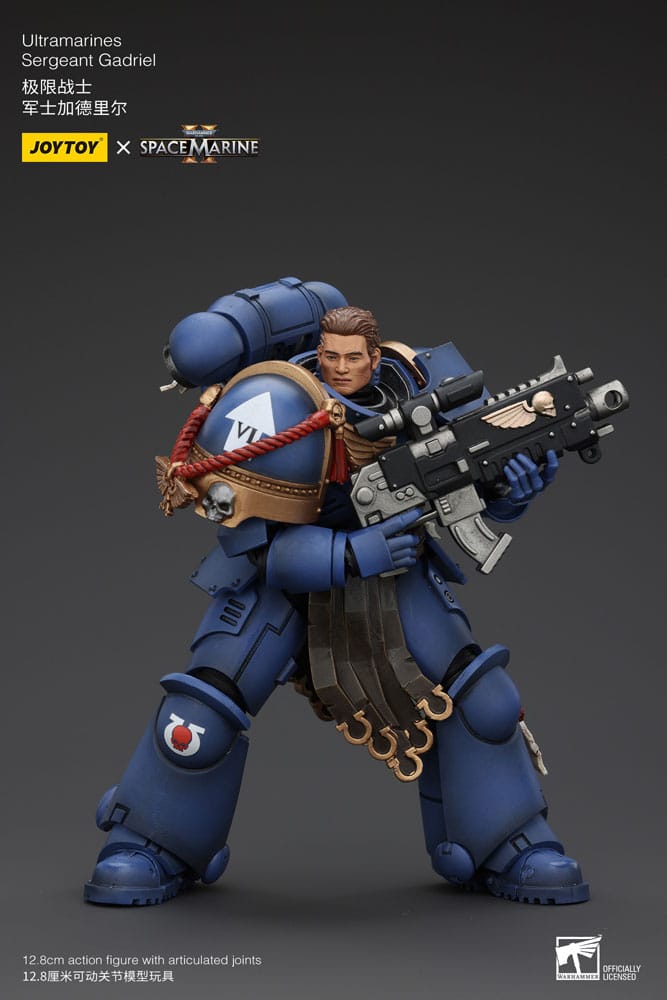Warhammer 40k Actionfigur 1/18 Uitramarines Sergeant Gadriel 13 cm Image 8