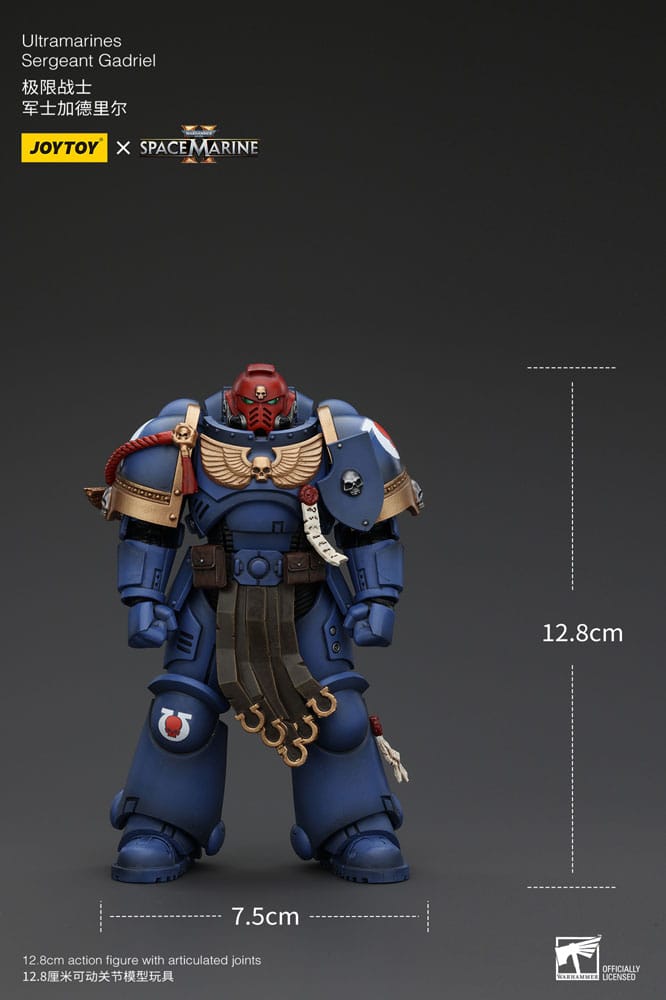 Warhammer 40k Actionfigur 1/18 Uitramarines Sergeant Gadriel 13 cm Image 10