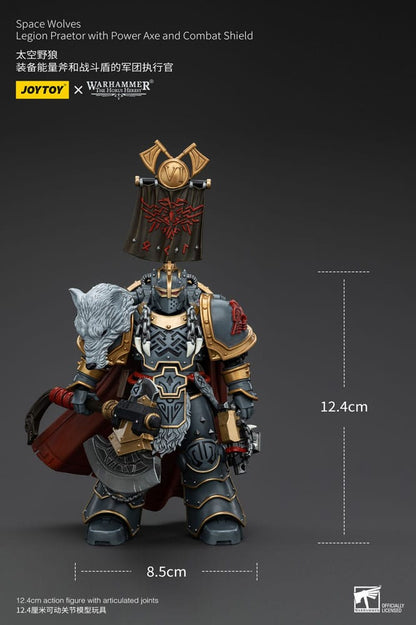 Warhammer The Horus Heresy Actionfigur 1/18 Space Wolves Legion Praetor with Power Axe and Combat Shield 12 cm Image 10