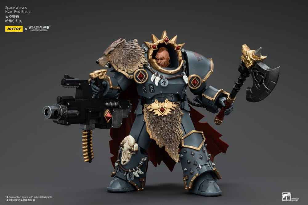 Warhammer The Horus Heresy Actionfigur 1/18 Space Wolves Hvarl Red-Blade 14 cm Image 5