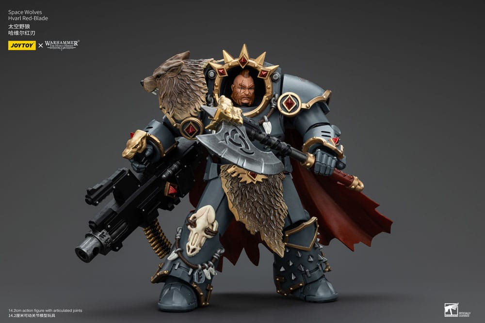 Warhammer The Horus Heresy Actionfigur 1/18 Space Wolves Hvarl Red-Blade 14 cm Image 6