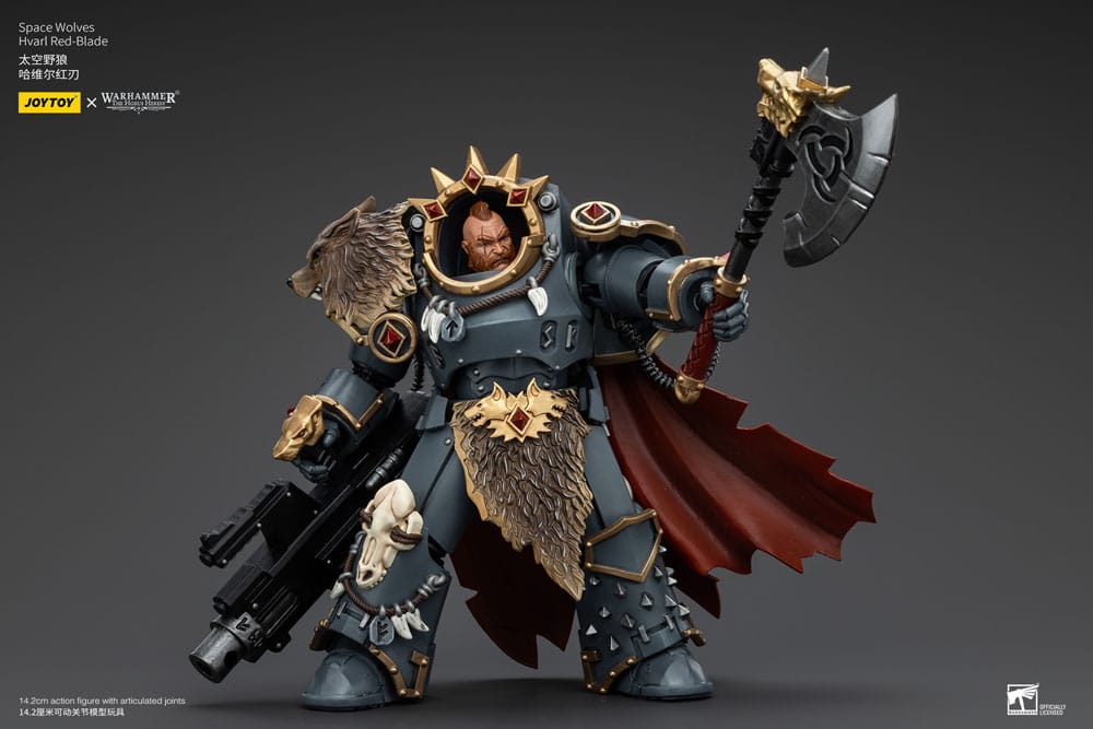 Warhammer The Horus Heresy Actionfigur 1/18 Space Wolves Hvarl Red-Blade 14 cm Image 7