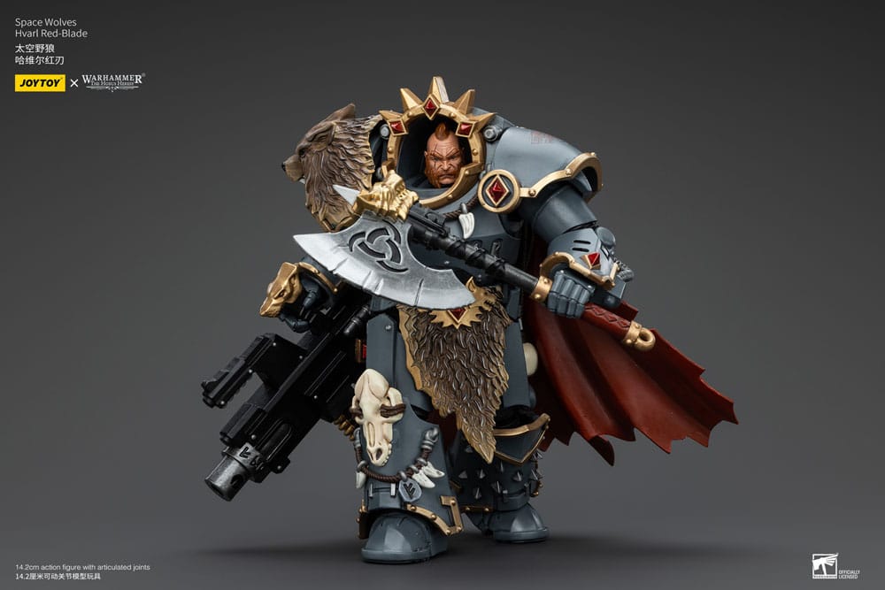 Warhammer The Horus Heresy Actionfigur 1/18 Space Wolves Hvarl Red-Blade 14 cm Image 8