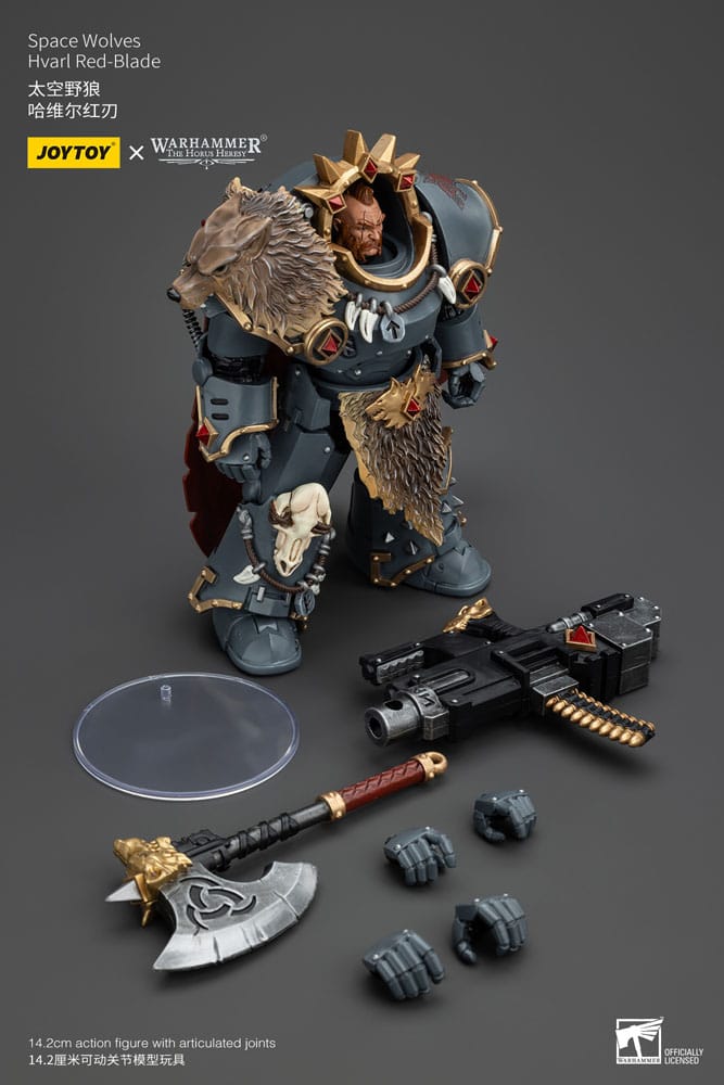 Warhammer The Horus Heresy Actionfigur 1/18 Space Wolves Hvarl Red-Blade 14 cm Image 9