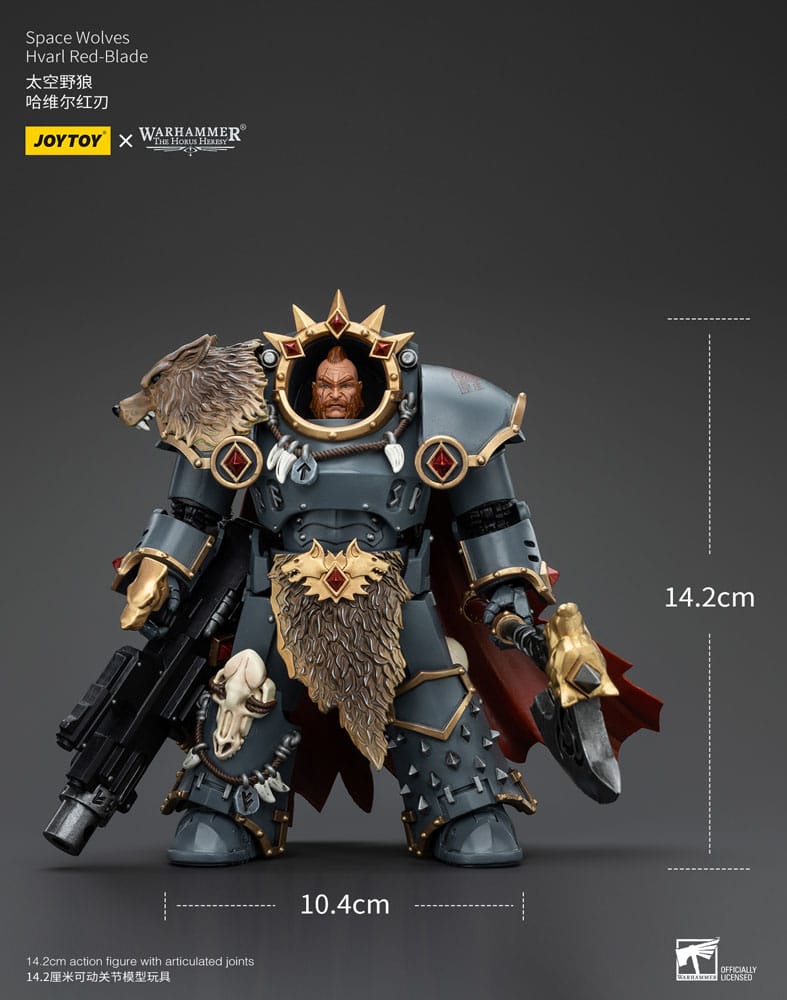 Warhammer The Horus Heresy Actionfigur 1/18 Space Wolves Hvarl Red-Blade 14 cm Image 10