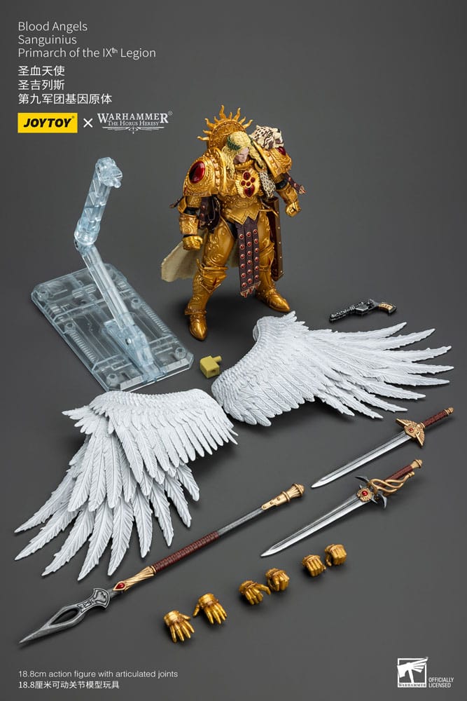 Warhammer The Horus Heresy Actionfigur 1/18 Blood Angels Sanguinius Primarch of the IXth Legion 19 cm Image 6