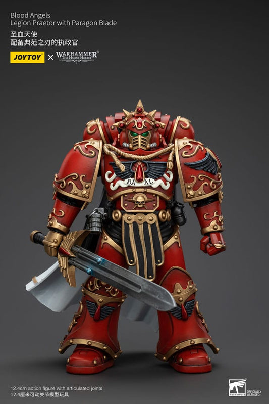 Warhammer The Horus Heresy Actionfigur 1/18 Blood Angels Legion Praetor with Paragon Blade 13 cm Image 1