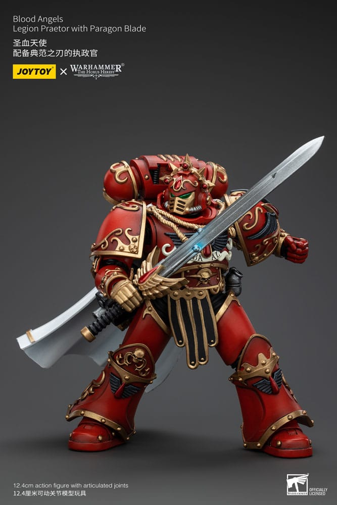 Warhammer The Horus Heresy Actionfigur 1/18 Blood Angels Legion Praetor with Paragon Blade 13 cm Image 4