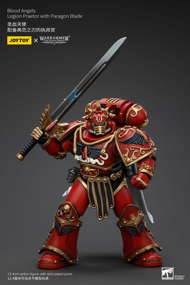 Warhammer The Horus Heresy Actionfigur 1/18 Blood Angels Legion Praetor with Paragon Blade 13 cm Image 6