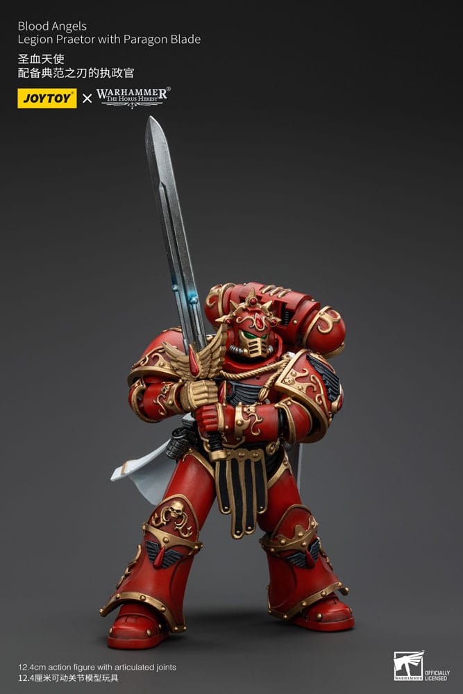 Warhammer The Horus Heresy Actionfigur 1/18 Blood Angels Legion Praetor with Paragon Blade 13 cm Image 7