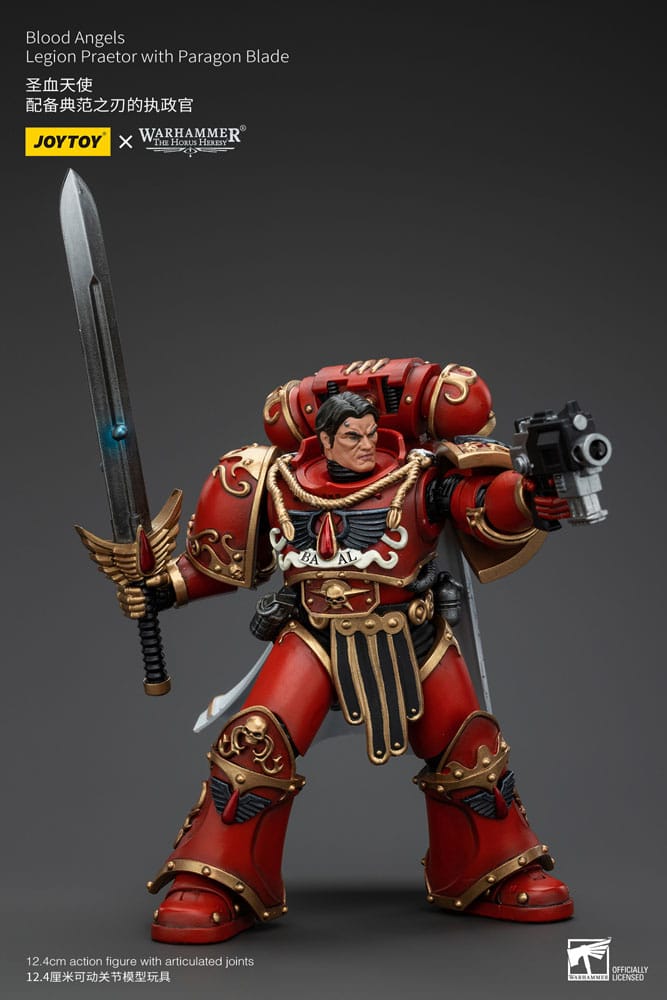 Warhammer The Horus Heresy Actionfigur 1/18 Blood Angels Legion Praetor with Paragon Blade 13 cm Image 8