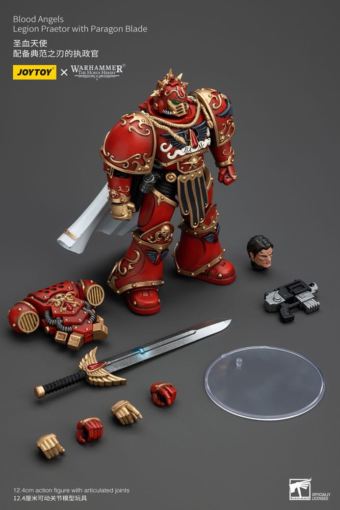 Warhammer The Horus Heresy Actionfigur 1/18 Blood Angels Legion Praetor with Paragon Blade 13 cm Image 9