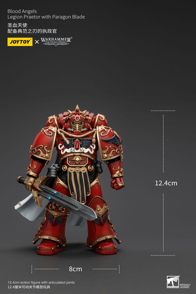 Warhammer The Horus Heresy Actionfigur 1/18 Blood Angels Legion Praetor with Paragon Blade 13 cm Image 10