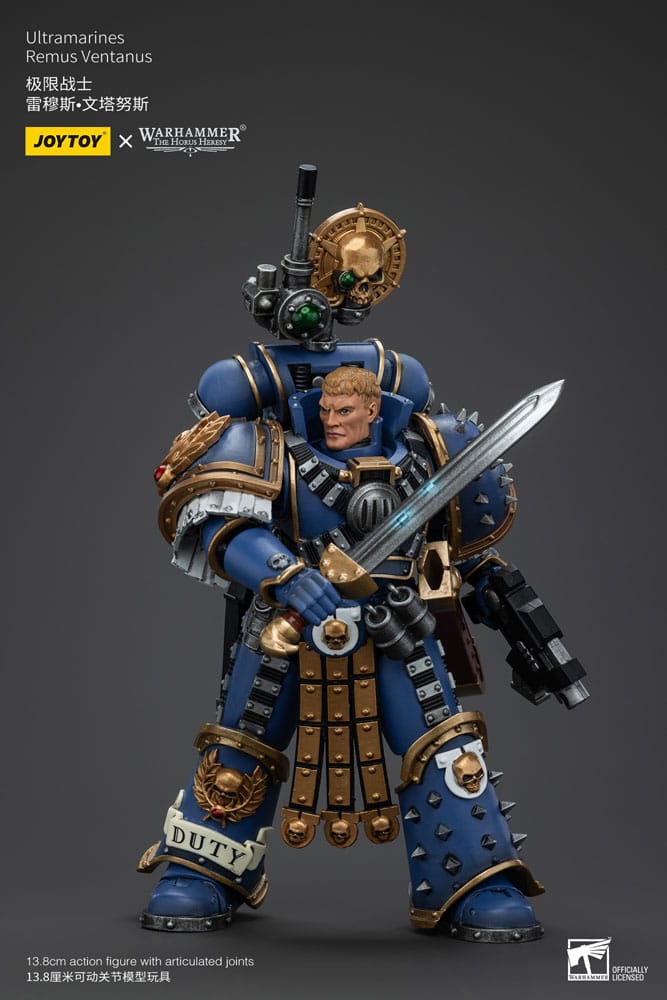 Warhammer The Horus Heresy Actionfigur 1/18 Ultramarines Remus Ventanus 14 cm Image 4