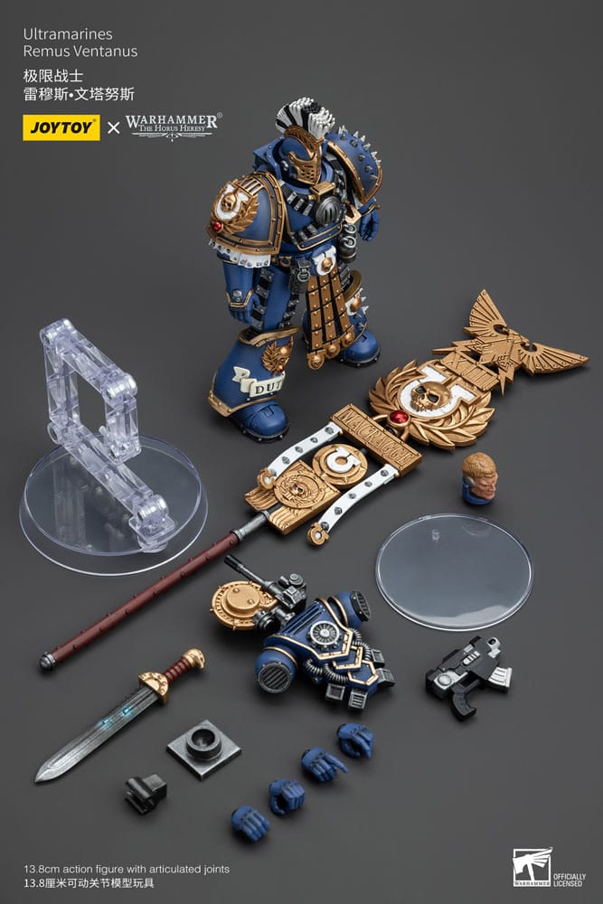Warhammer The Horus Heresy Actionfigur 1/18 Ultramarines Remus Ventanus 14 cm Image 6