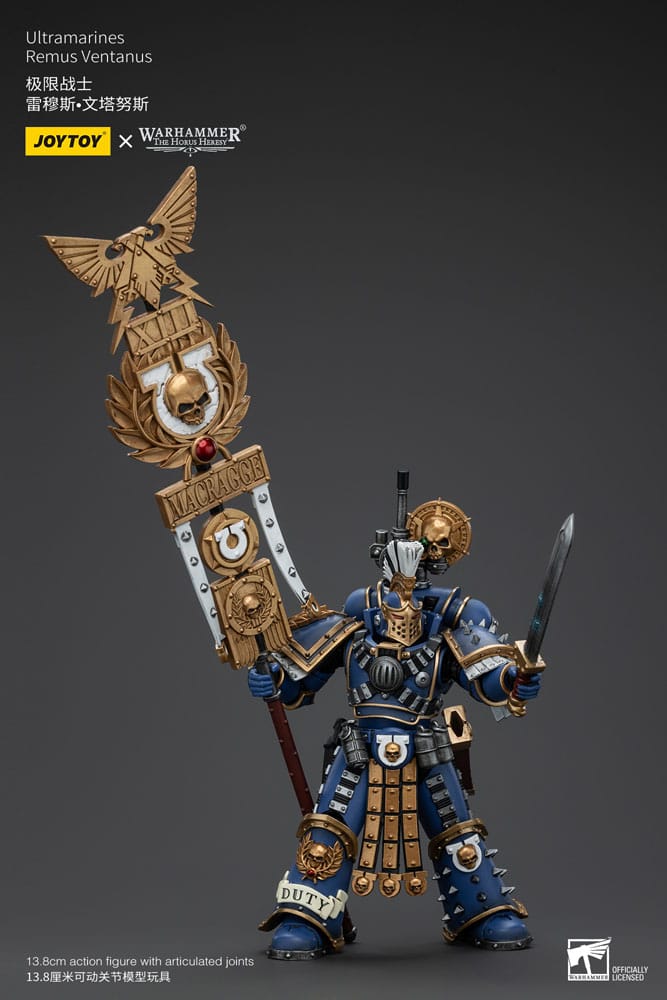 Warhammer The Horus Heresy Actionfigur 1/18 Ultramarines Remus Ventanus 14 cm Image 9