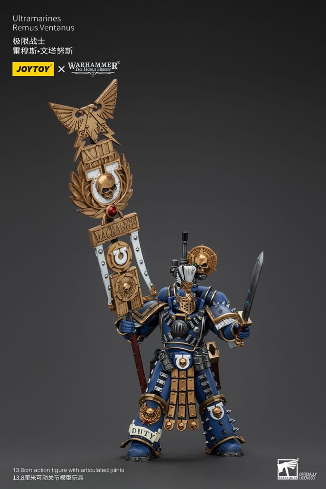 Warhammer The Horus Heresy Actionfigur 1/18 Ultramarines Remus Ventanus 14 cm Image 11