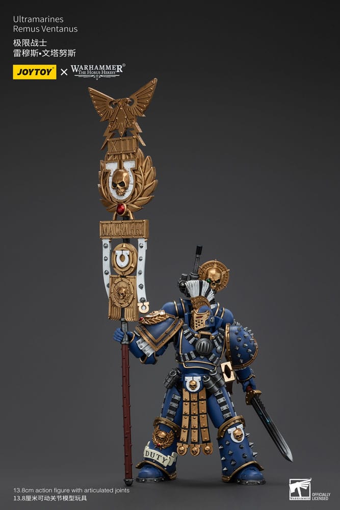 Warhammer The Horus Heresy Actionfigur 1/18 Ultramarines Remus Ventanus 14 cm Image 12
