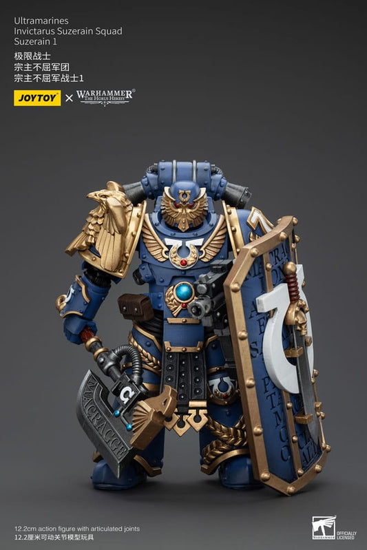 Warhammer The Horus Heresy Actionfigur 1/18 Ultramarines Invictarus Suzerain Squad Suzerain 1 12 cm Image 1