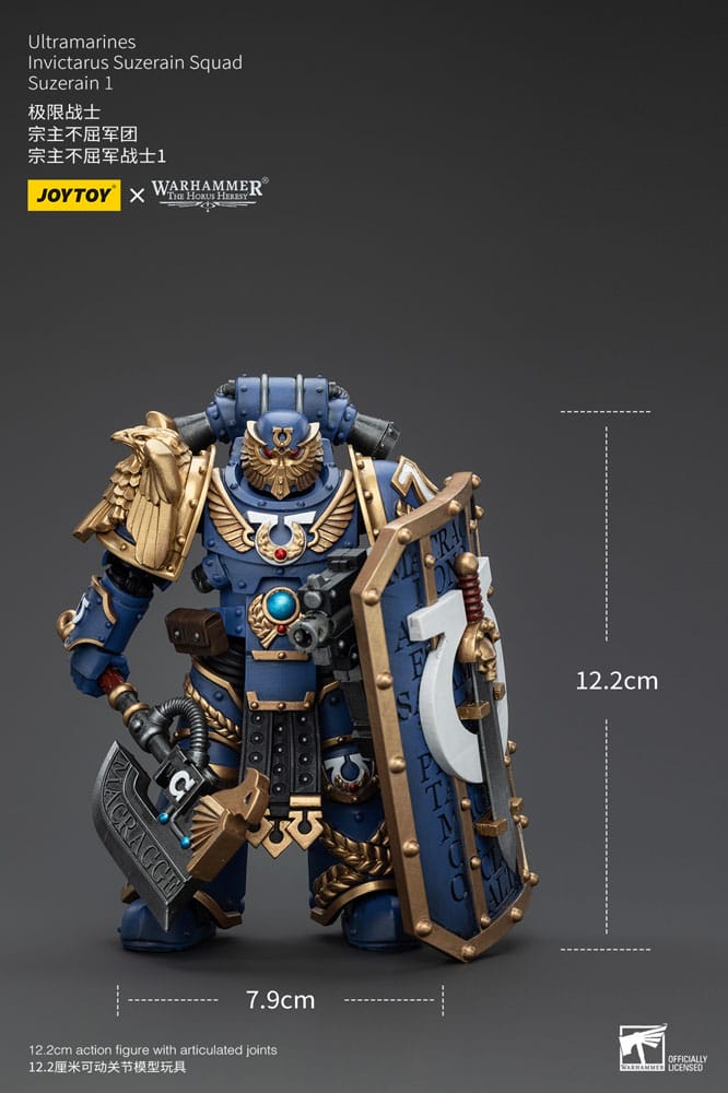 Warhammer The Horus Heresy Actionfigur 1/18 Ultramarines Invictarus Suzerain Squad Suzerain 1 12 cm Image 9