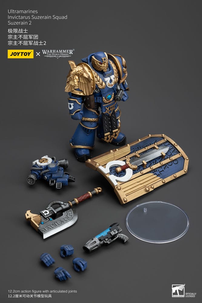 Warhammer The Horus Heresy Actionfigur 1/18 Ultramarines Invictarus Suzerain Squad Suzerain 2 12 cm Image 9