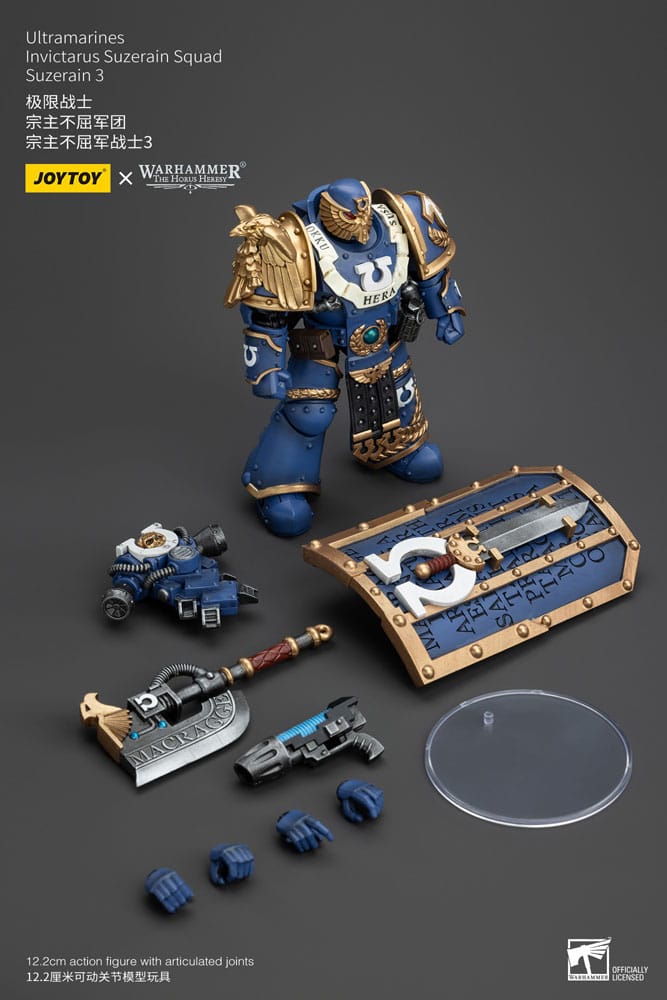 Warhammer The Horus Heresy Actionfigur 1/18 Ultramarines Invictarus Suzerain Squad Suzerain 3 12 cm Image 9