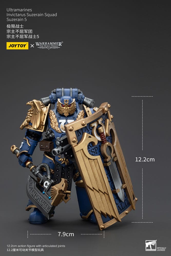 Warhammer The Horus Heresy Actionfigur 1/18 Ultramarines Invictarus Suzerain Squad Suzerain 5 12 cm Image 9