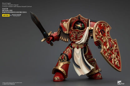 Warhammer The Horus Heresy Actionfigur 1/18 Blood Angels Crimson Paladins Squad Crimson Paladin with Iliastus Assault Cannon 14 cm Image 7