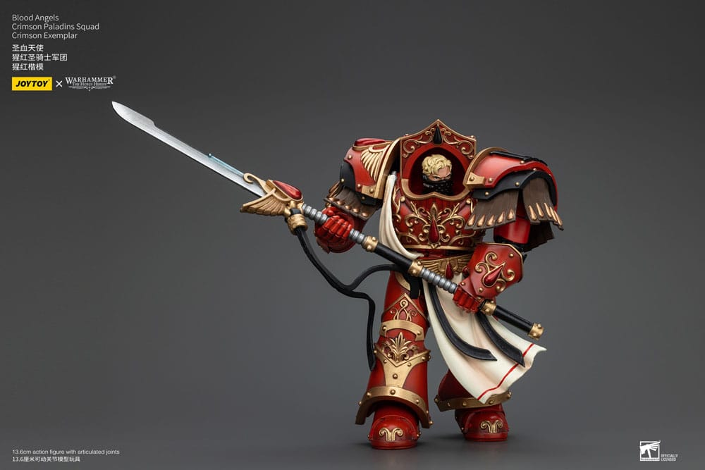 Warhammer The Horus Heresy Actionfigur 1/18 Blood Angels Crimson Paladins Squad Crimson Exemplar 14 cm Image 3