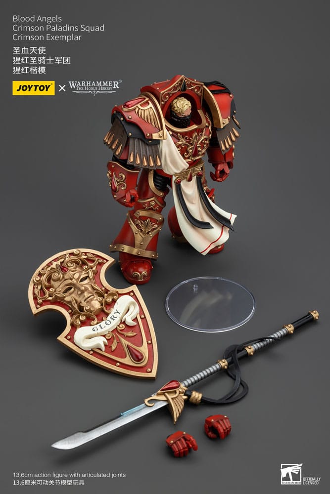 Warhammer The Horus Heresy Actionfigur 1/18 Blood Angels Crimson Paladins Squad Crimson Exemplar 14 cm Image 4