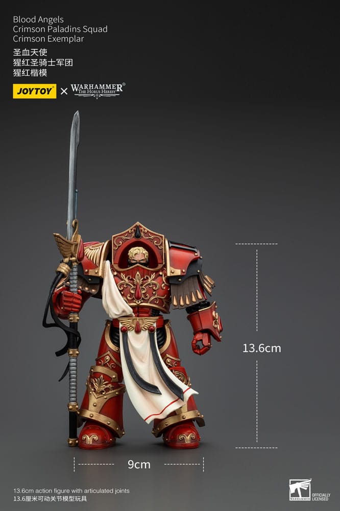 Warhammer The Horus Heresy Actionfigur 1/18 Blood Angels Crimson Paladins Squad Crimson Exemplar 14 cm Image 13