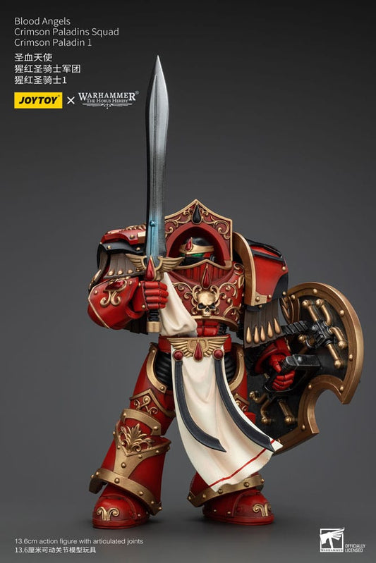 Warhammer The Horus Heresy Actionfigur 1/18 Blood Angels Crimson Paladins Squad Crimson Paladin 1 14 cm Image 1