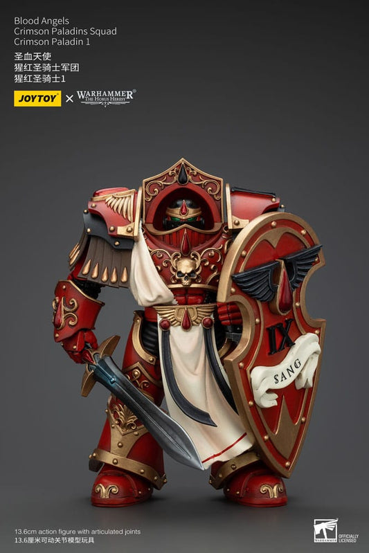 Warhammer The Horus Heresy Actionfigur 1/18 Blood Angels Crimson Paladins Squad Crimson Paladin 1 14 cm Image 2