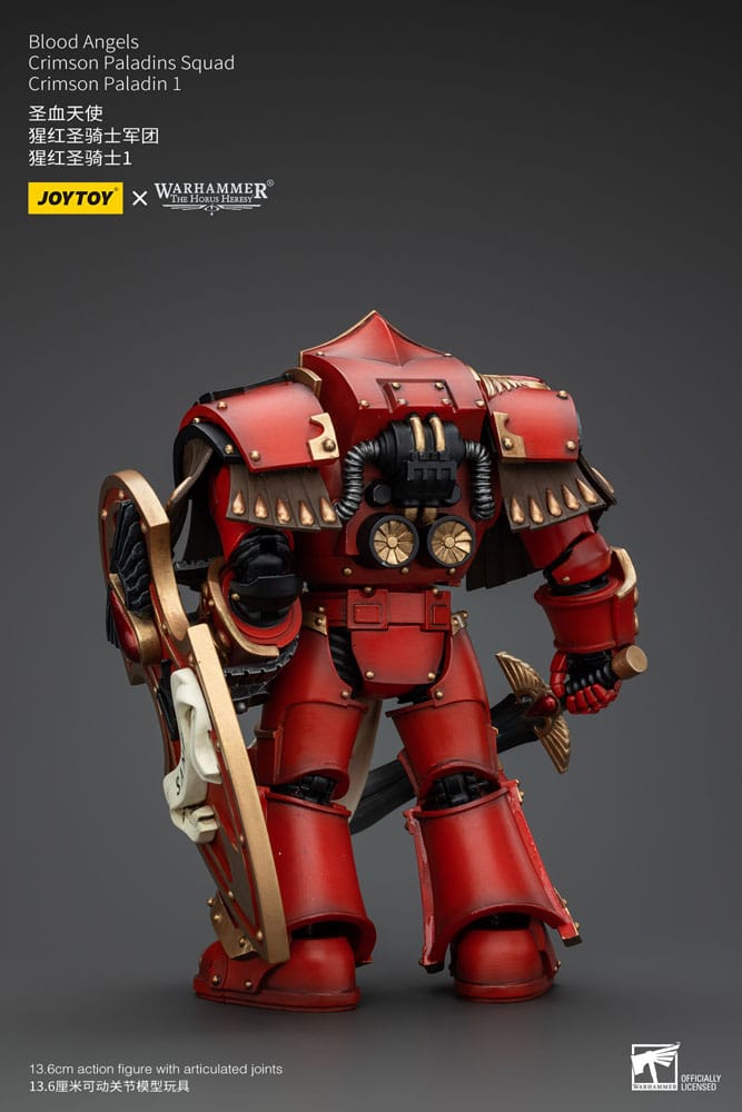 Warhammer The Horus Heresy Actionfigur 1/18 Blood Angels Crimson Paladins Squad Crimson Paladin 1 14 cm Image 4