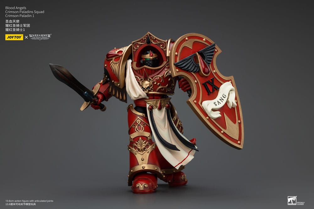 Warhammer The Horus Heresy Actionfigur 1/18 Blood Angels Crimson Paladins Squad Crimson Paladin 1 14 cm Image 6