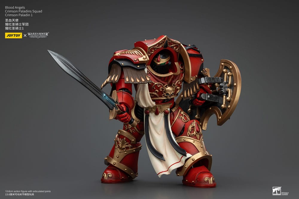 Warhammer The Horus Heresy Actionfigur 1/18 Blood Angels Crimson Paladins Squad Crimson Paladin 1 14 cm Image 7