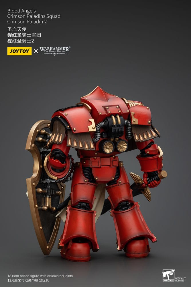 Warhammer The Horus Heresy Actionfigur 1/18 Blood Angels Crimson Paladins Squad Crimson Paladin 2 14 cm Image 5